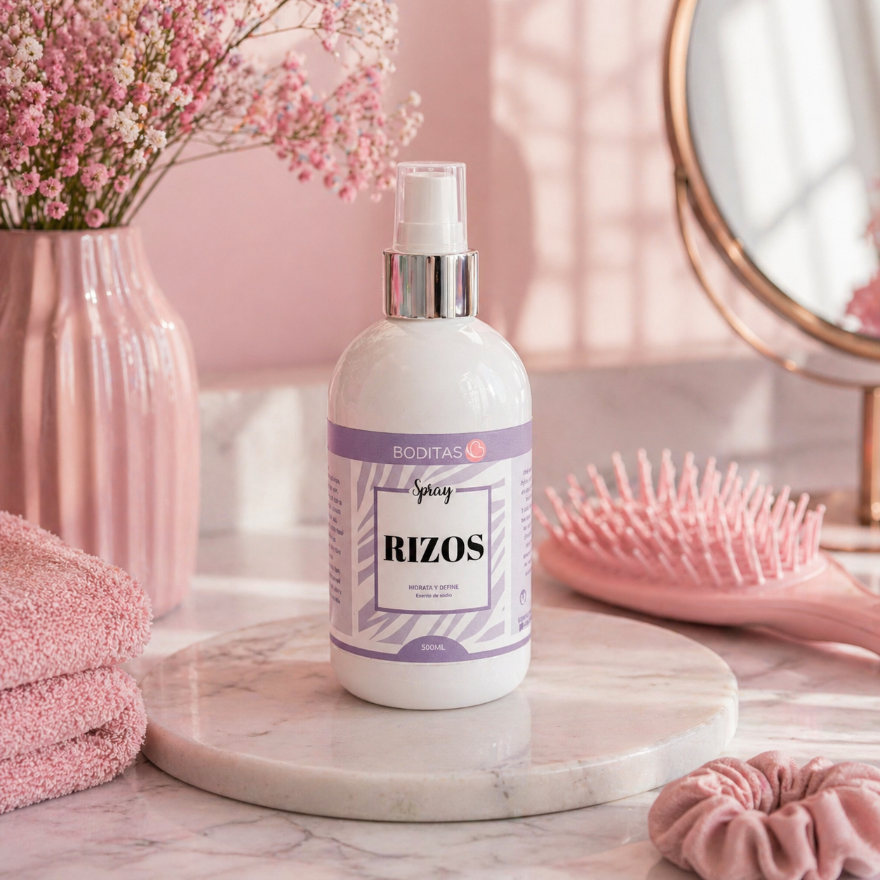 Spray rizos