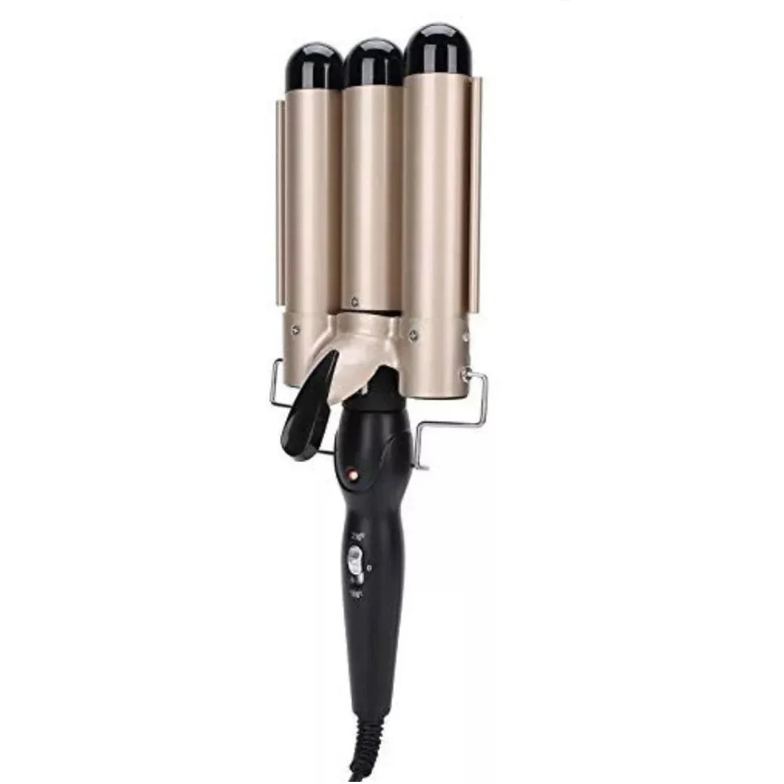 Rizador Triple Waver – Ondas de sirena dorado