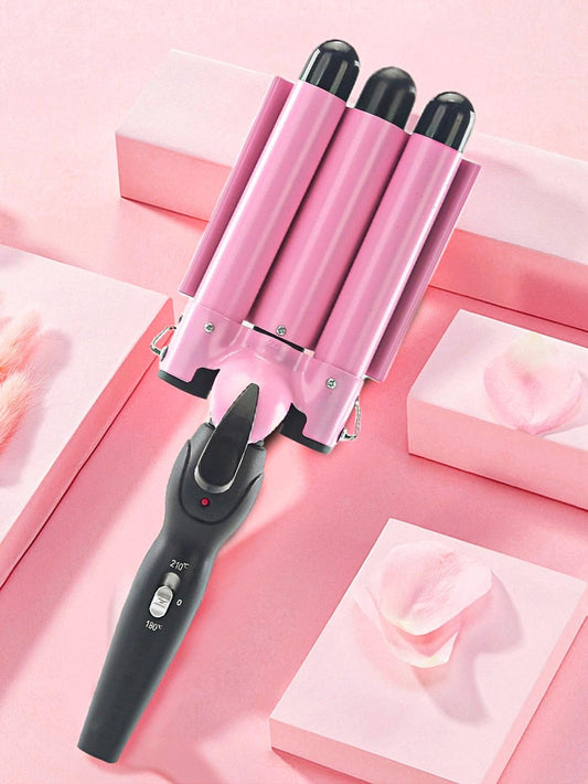 Rizador Triple Waver – Ondas de sirena rosada